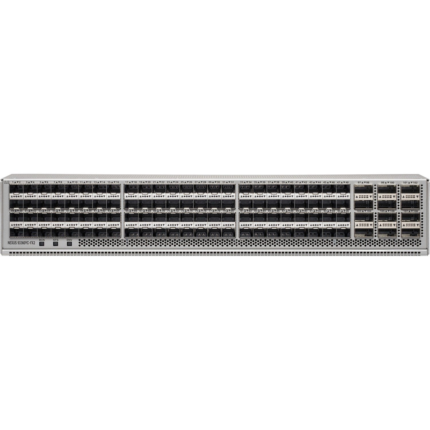 Cisco Nexus 9300-FX2 93360YC-FX2 Manageable Layer 3 Switch - 100 Gigabit Ethernet, 25 Gigabit Ethernet - 100GBase-X, 25GBase-X - Refurbished