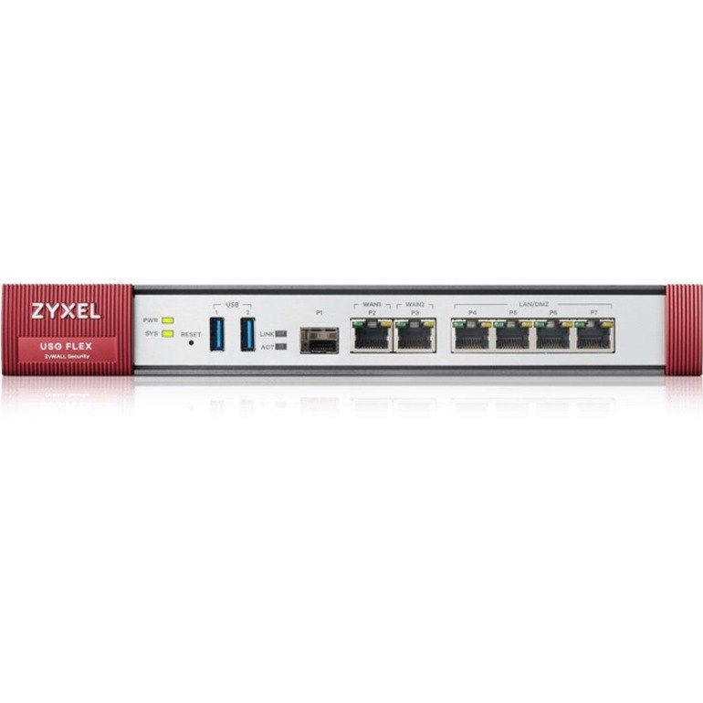 ZYXEL USGFLEX200 - UTM Cyber Security and VPN Firewall | Hardware Only | Nebula Cloud Option | TAA Compliant