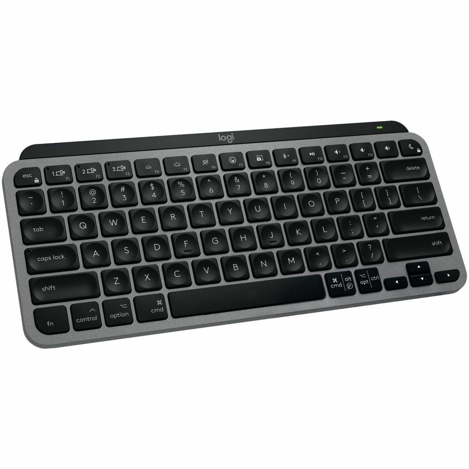 Logitech MX Keys Mini for Mac Toetsenbord - Mini - Draadloos Verbinding - USB Interface - Swiss - Grijs