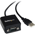 StarTech.com 8.3ft (2.5m) 1-Port FTDI USB to Serial RS232 Adapter Cable with Optical Isolation, USB to RS232 Adapter - TAA