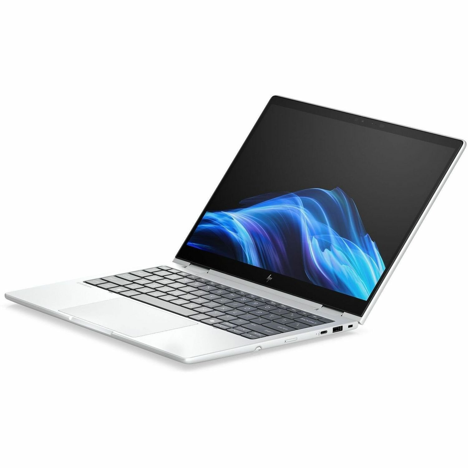 HP EliteBook 8 Flip G1i 13.3" Touchscreen Convertible 2 in 1 Notebook - WUXGA - Intel Core Ultra 5 225U - 16 GB - 256 GB SSD - Glacier Silver