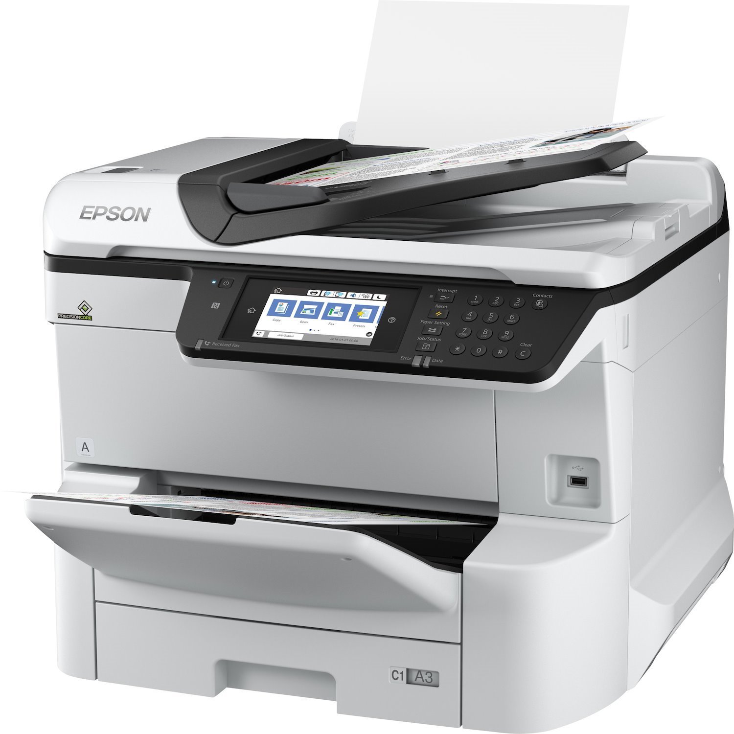 Epson WorkForce Pro WF-C8610DWF Wireless Inkjet multifunctionele printer - Kleur