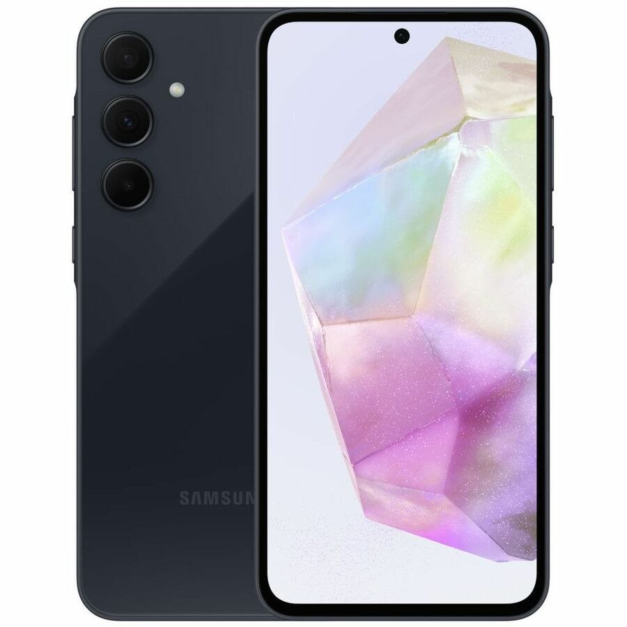 Samsung Galaxy A35 5G Enterprise Edition SM-A356B/DS 128 GB Smartphone - 16.8 cm (6.6") Super AMOLED Full HD Plus 1080 x 2340 - Octa-core (Cortex A78Quad-core (4 Core) 2.40 GHz + Cortex A55 Quad-core (4 Core) 2 GHz - 6 GB RAM - Android 14 - 5G - Awesome Navy