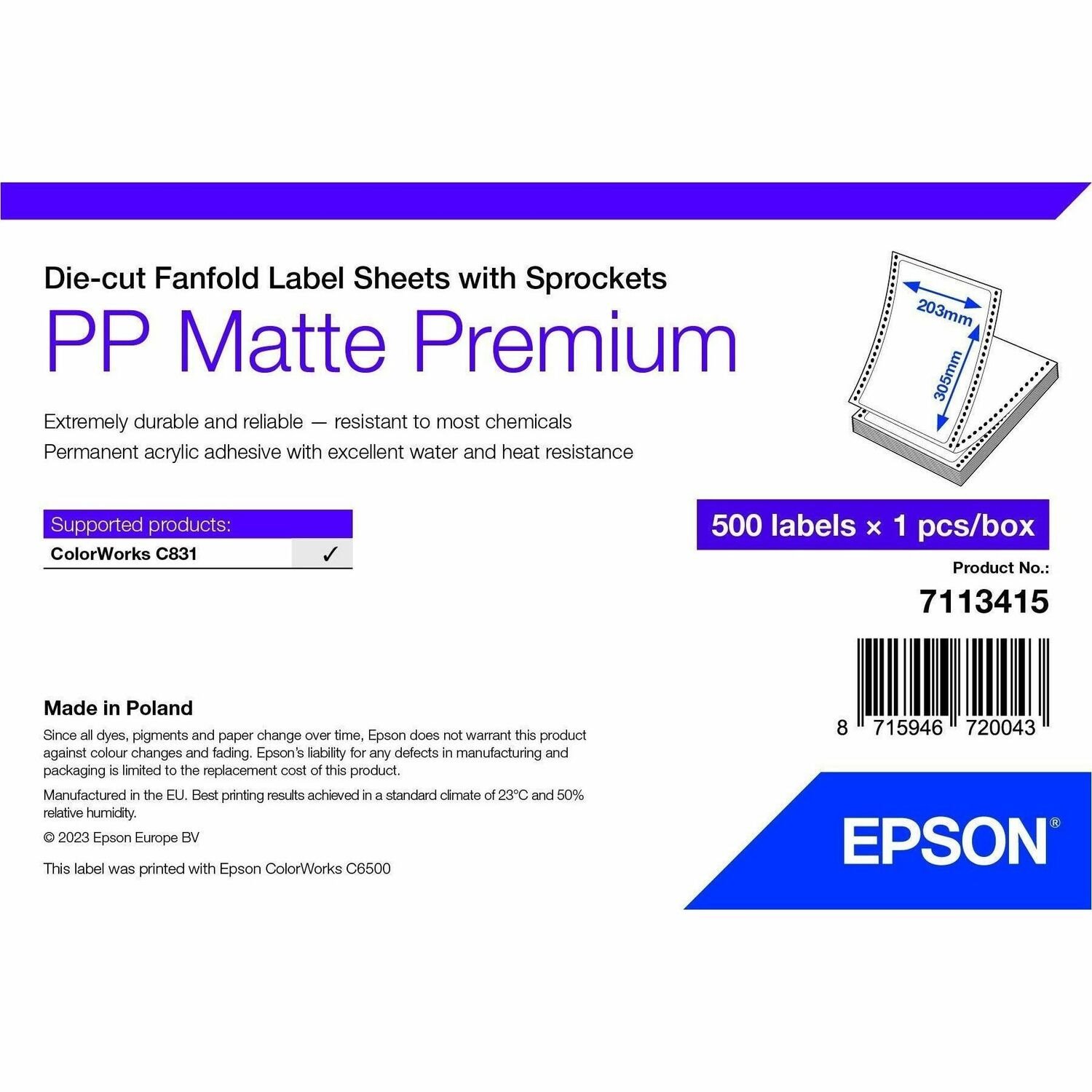 Epson ID Label