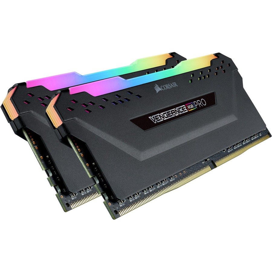 Corsair Vengeance RGB Pro RAM Module for Motherboard, Desktop PC - 16 GB (2 x 8GB) - DDR4-3600/PC4-28800 DDR4 SDRAM - 3600 MHz - CL18 - 1.35 V