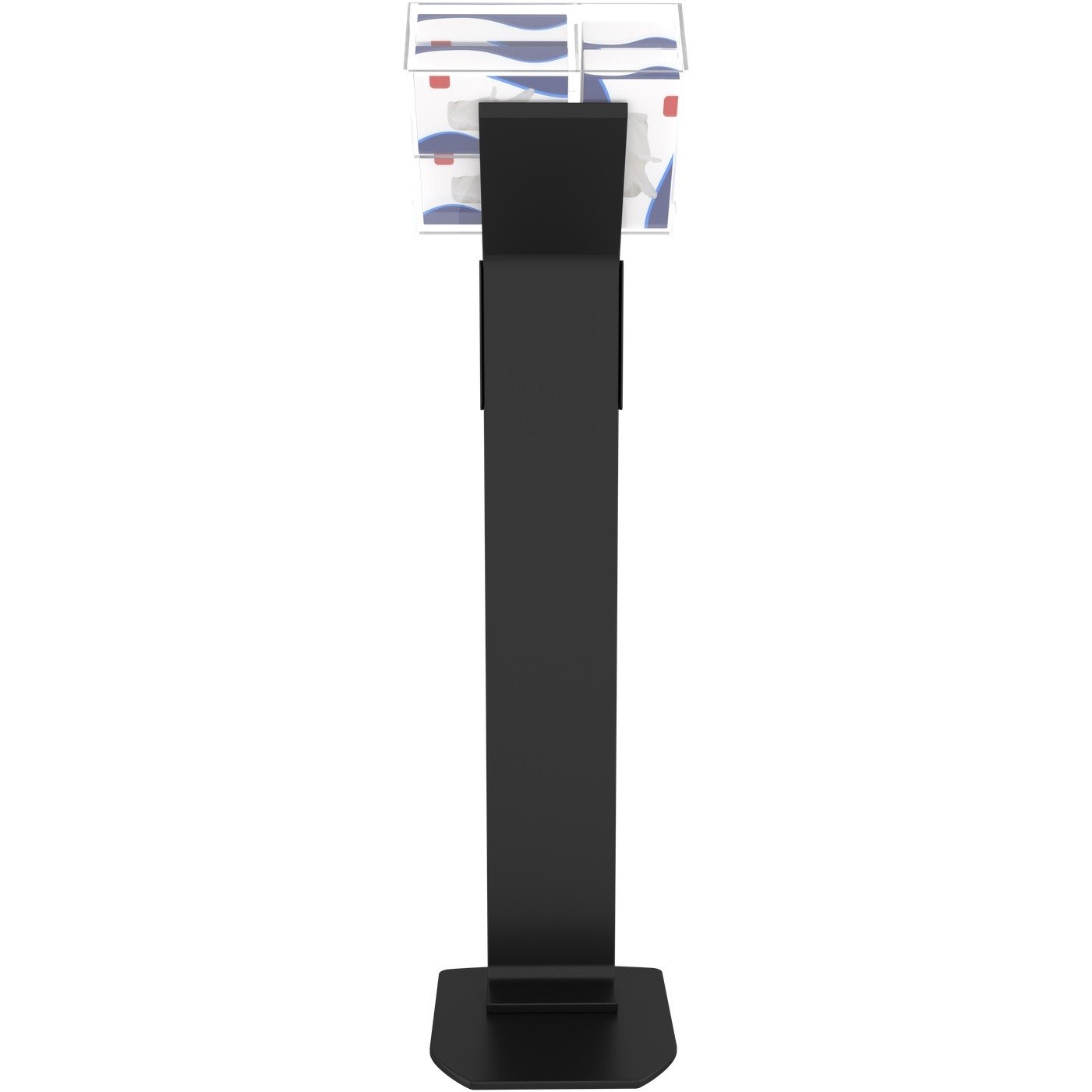 CTA Digital Premium Locking Sanitizing Station Stand (Black)