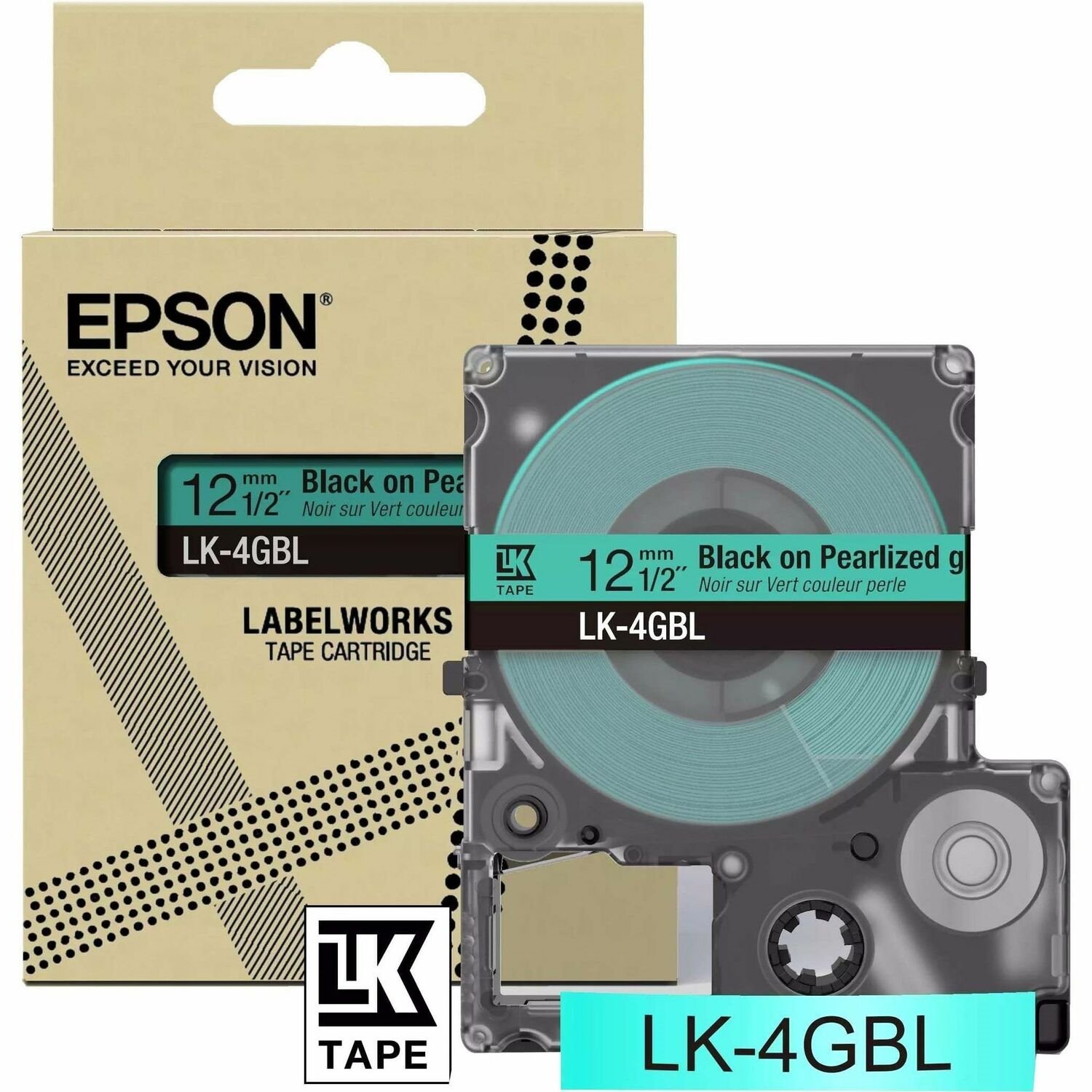 Epson LK-4GBL Labeltape