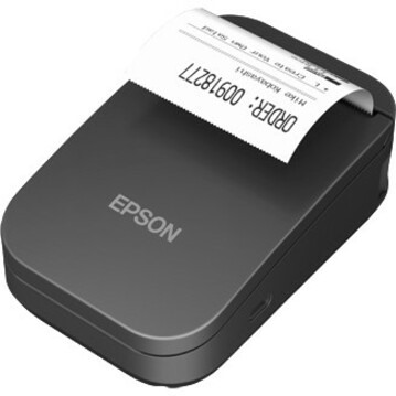 Epson TM-P20II (112) Hospitality Direct Thermal Printer - Monochrome - Portable - Receipt Print - USB - USB Host - Bluetooth - Wireless LAN - EU - Battery Included - Black