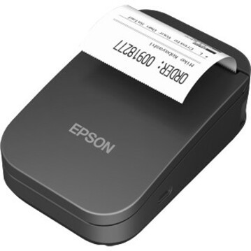 Epson TM-P20II (112) Hospitality Direct Thermal Printer - Monochrome - Portable - Receipt Print - USB - USB Host - Bluetooth - Wireless LAN - EU - Battery Included - Black