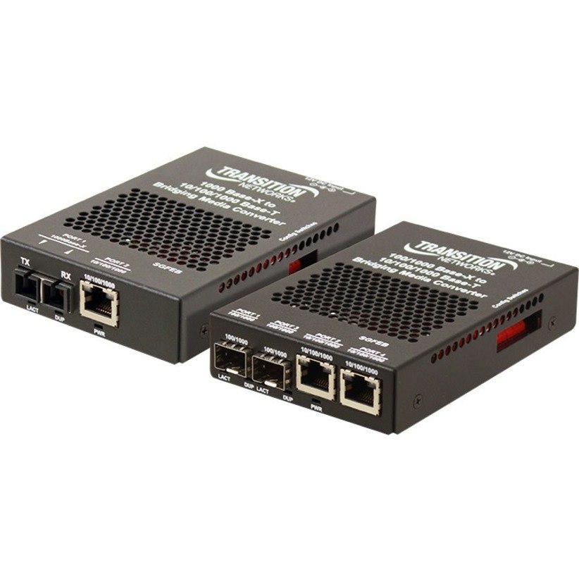 Transition Networks 10/100/1000 Ethernet Media Converter Stand-Alone