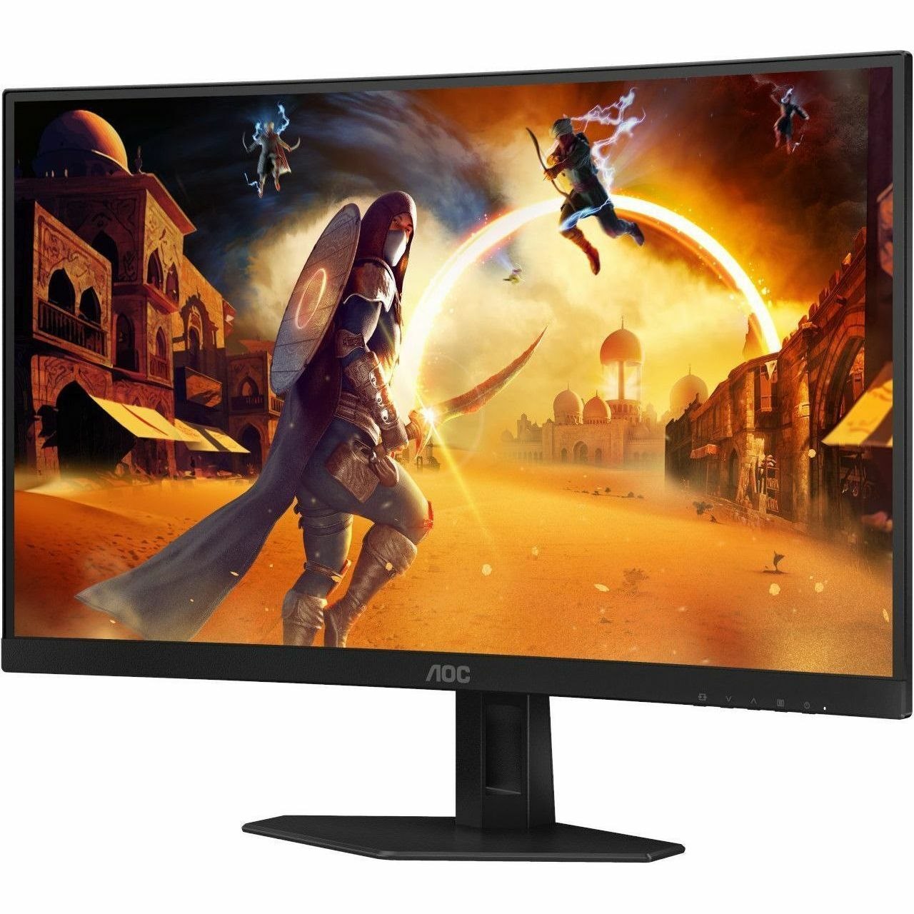 AOC C27G4ZXE 27" Class Full HD Curved Screen Gaming LED Monitor - 16:9 - Matte Black