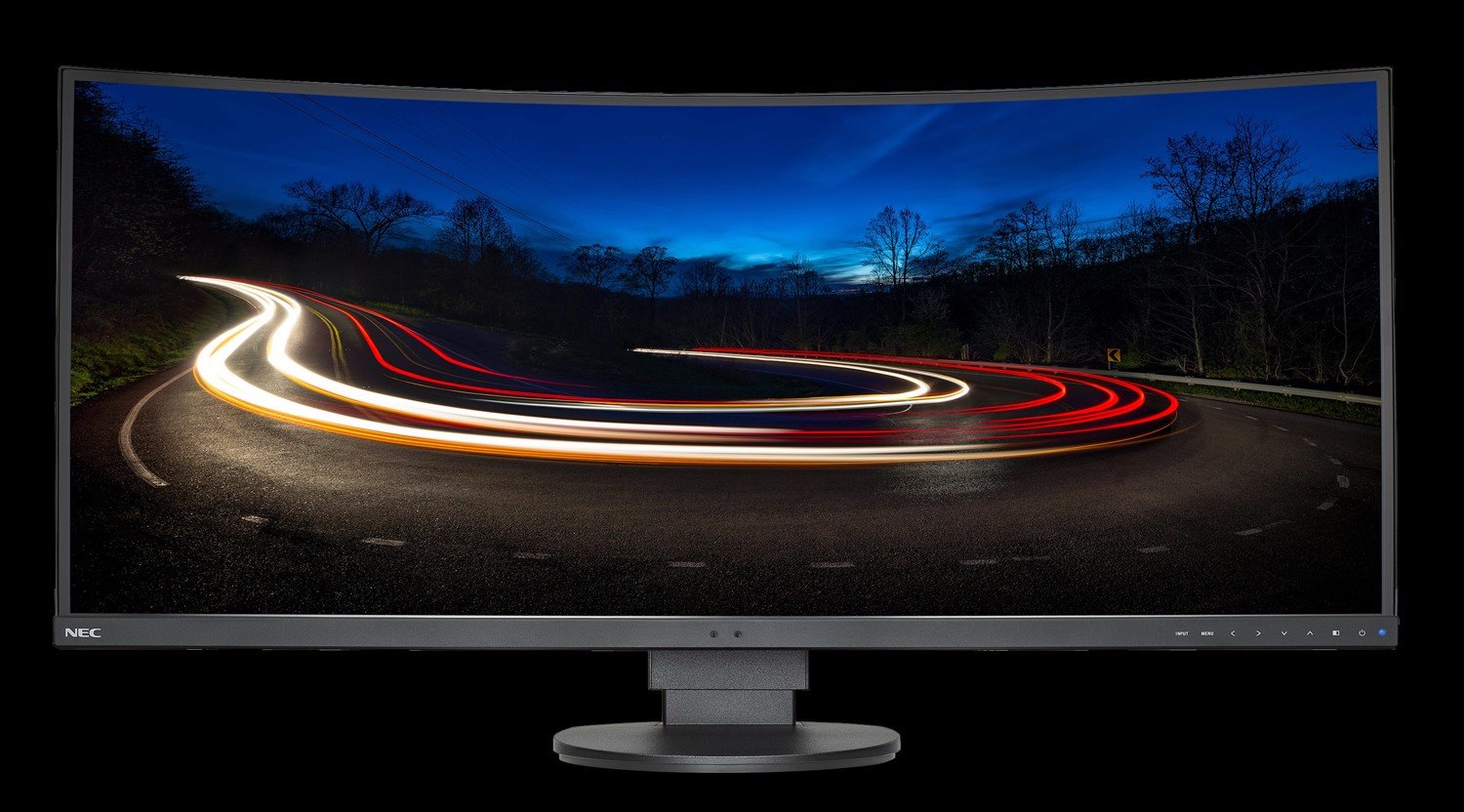 NEC Display MultiSync EX341R-BK 34" UW-QHD Curved Screen LED LCD Monitor - 21:9 - Black