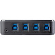 StarTech.com 4X4 USB 3.0 Peripheral Sharing Switch - USB Switch for Mac / Windows / Linux - 4 Port USB 3.0 Switch - USB A/B Switch