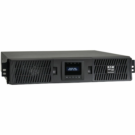 Eaton Tripp Lite Series SmartOnline 1500VA 1350W 120V Double-Conversion Sine Wave UPS - 8 Outlets, Extended Run, Network Card Option, LCD, USB, DB9, 2U Rack/Tower, TAA