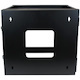 StarTech.com 4-Post 8U Hinged Wall-Mount Network Rack, 19" Open Frame Server Rack, Wall Mount Data Rack for IT Computer Equipment, TAA~
