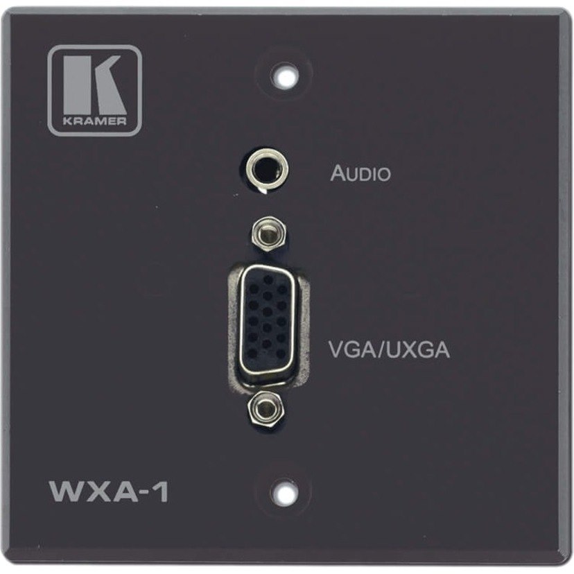 Kramer WXA-1 Passive Wall Plate - 15-pin HD & 3.5mm Stereo Audio