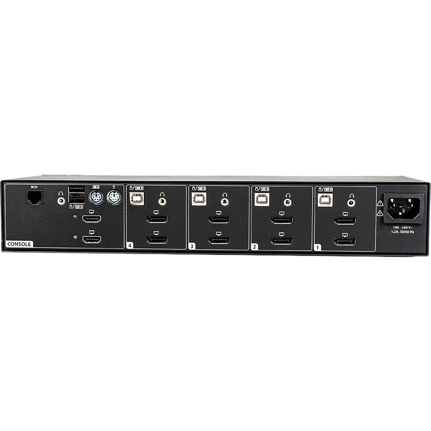 Vertiv Cybex SC940D Secure KVM | Dual Head | 4 Port | DP | HDMI | NIAP| 4K | USB