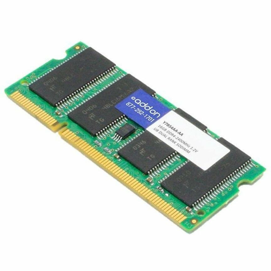 AddOn HP&reg; Y7B54AA Compatible Factory Original 16GB DDR4-2400MHz Dual Rank x8 1.2V 260-pin SO-DIMM
