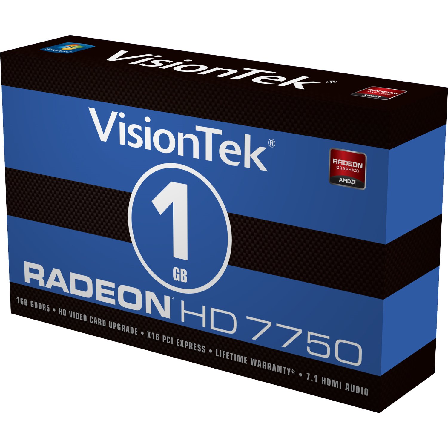 VisionTek Radeon 7750 SFF 1GB GDDR5 (DVI-I, HDMI)