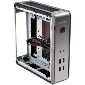 Antec Ironclad ISK 110 VESA Computer Case - Mini ITX Motherboard Supported - Desktop - Steel, Plastic - Black