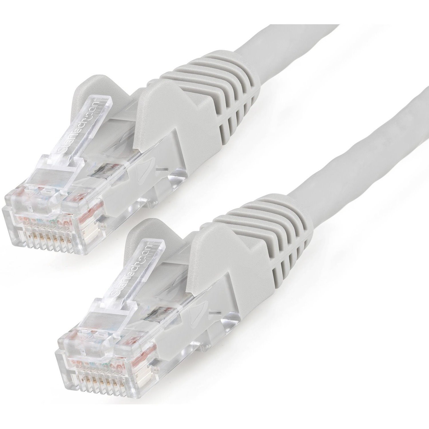 StarTech.com 2m CAT6 Ethernet Cable, LSZH (Low Smoke Zero Halogen), 10 GbE Snagless 100W PoE UTP RJ45 Grey CAT 6 Network Patch Cord, ETL