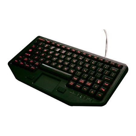 Gamber-Johnson iKey Full Travel Keyboard with Integrated Touchpad