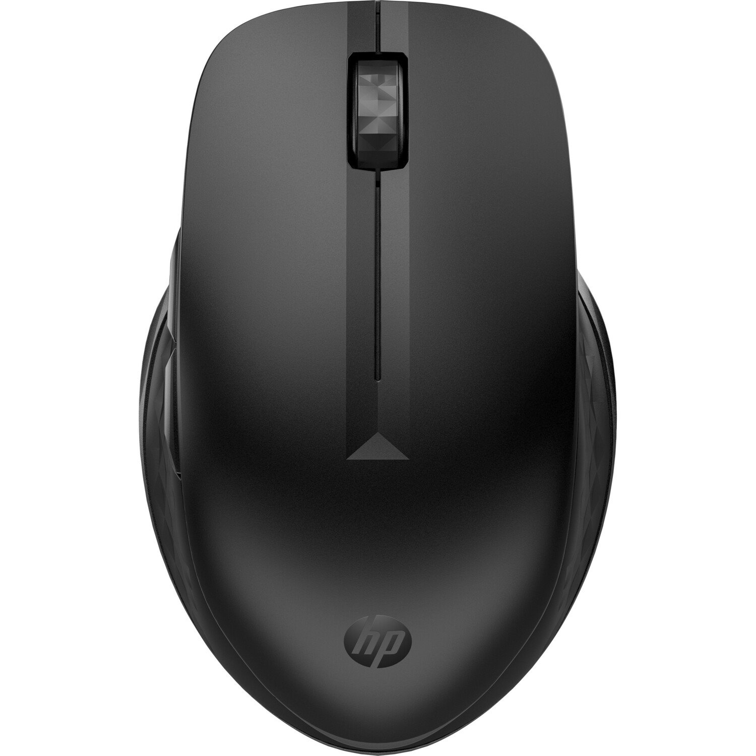 HP 435 Mouse - Bluetooth/Radio Frequency - USB Type A - 5 Button(s) - 4 Programmable Button(s) - Black - 1