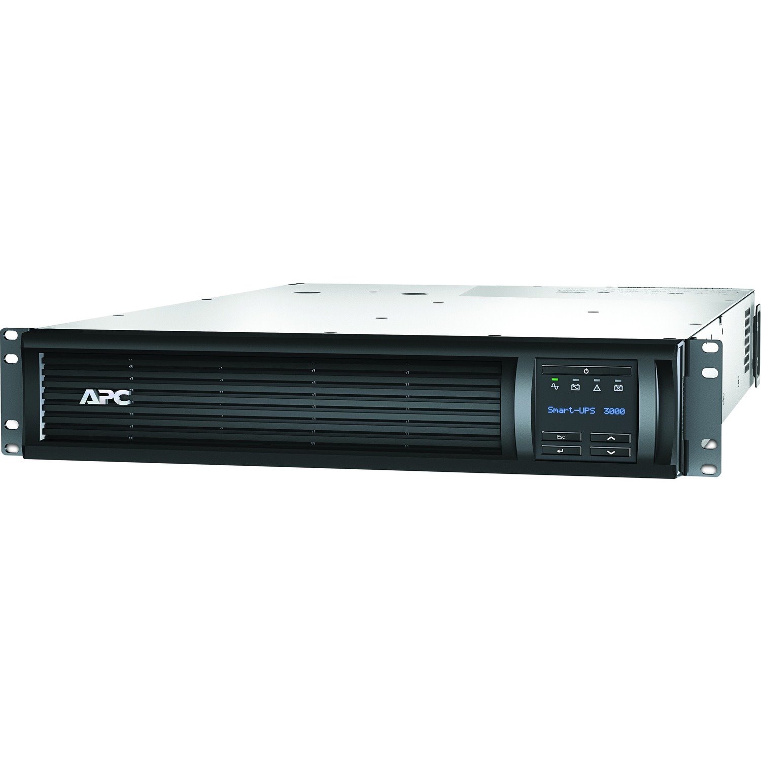 APC Smart-UPS, Line Interactive, 3kVA, Rackmount 2U, 120V, 6x NEMA 5-15R+2x NEMA 5-20R outlets, SmartConnect Port+SmartSlot, AVR, LCD