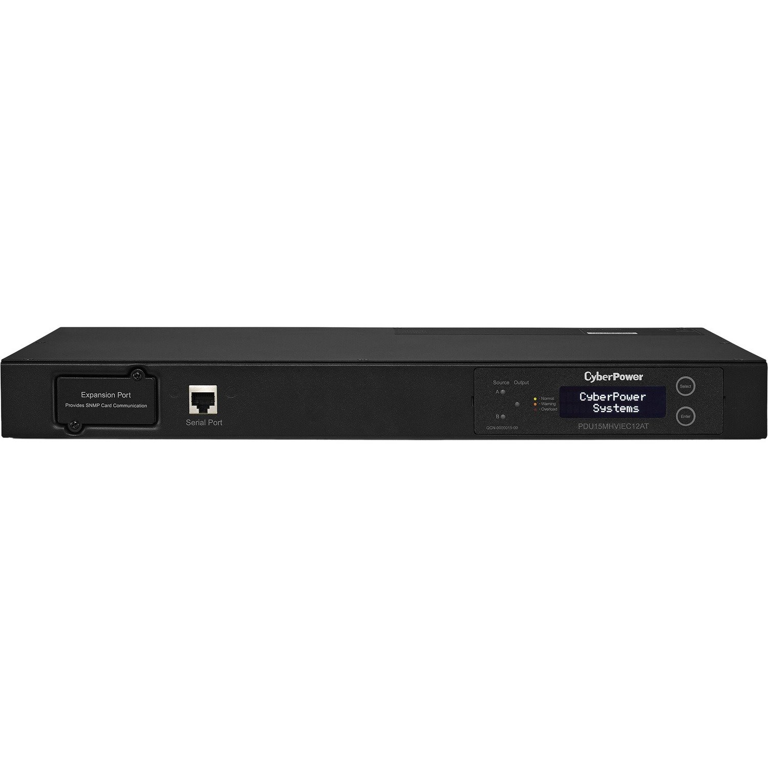 CyberPower PDU15MHVIEC12AT 200 - 240 VAC 15A Metered ATS PDU