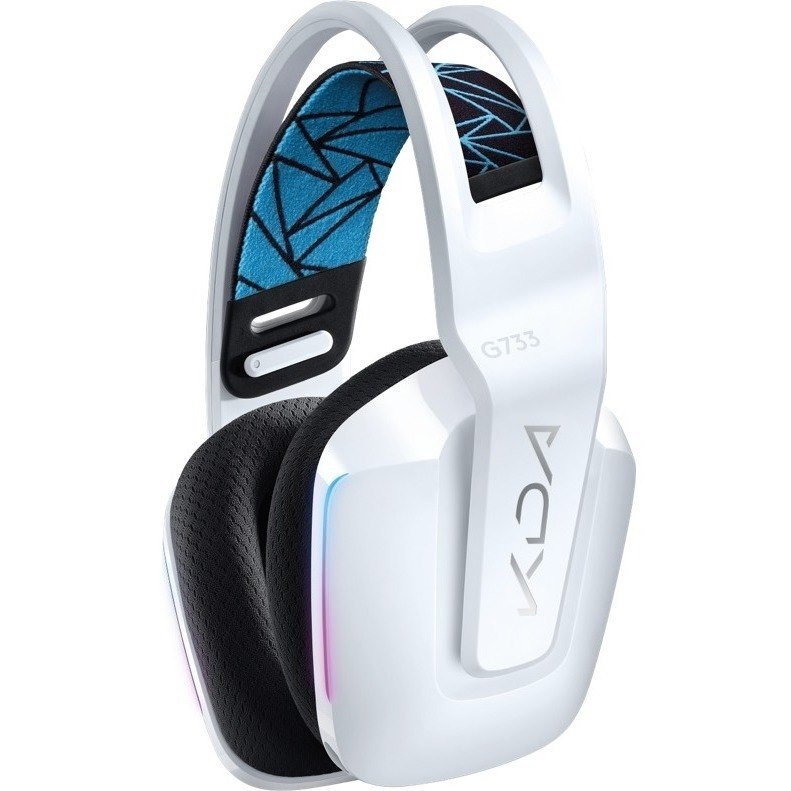 Logitech G733 Wireless Over-the-head Stereo Gaming Headset - White