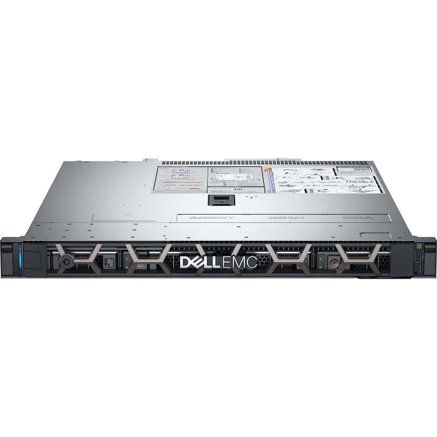 Dell EMC PowerEdge R340 1U Rack Server - 1 x Intel Xeon E-2234 3.60 GHz - 8 GB RAM - 1 TB HDD - (1 x 1TB) HDD Configuration - Serial ATA/600, 12Gb/s SAS Controller - 3 Year ProSupport