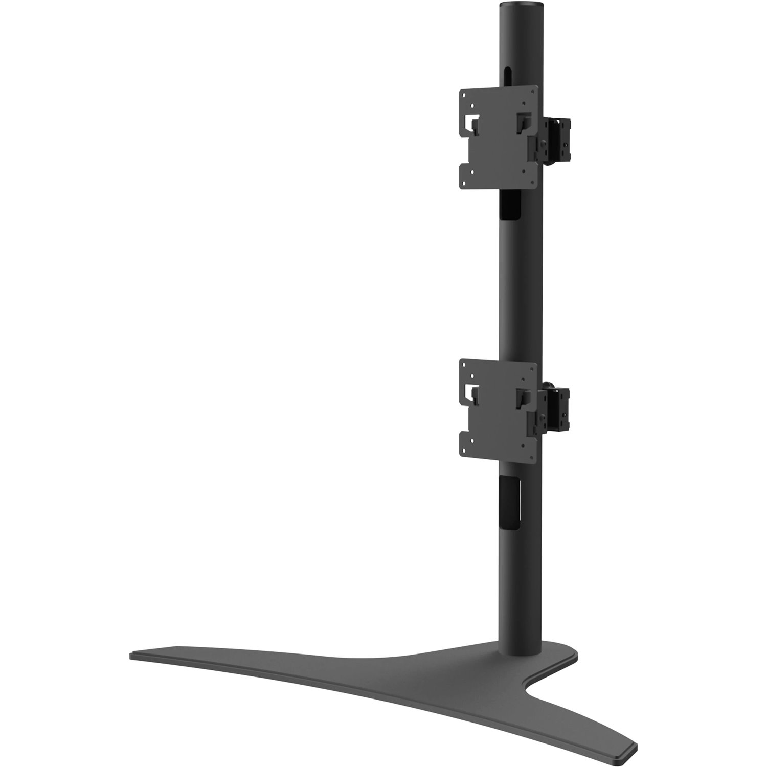 Peerless-AV&reg; 1x2 Freestanding Desktop Stand for 24" to 49" Ultra-Wide Curved Monitors