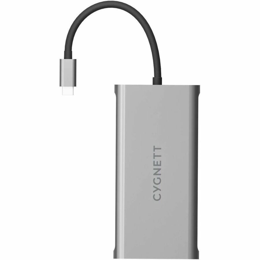 Cygnett Unite ConnectPlus CY4549HUB12 12 Port(s) USB Type C Docking Station for Computer, Card Reader, Notebook, Keyboard, Mouse, Hard Drive - Charging Capability - Memory Card Reader - SD