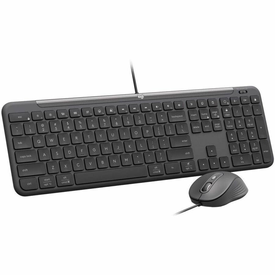 Logitech MK620, Wired Keyboard And Mouse Combo For Business, Usb-C, Graphite, 2 YR WTY