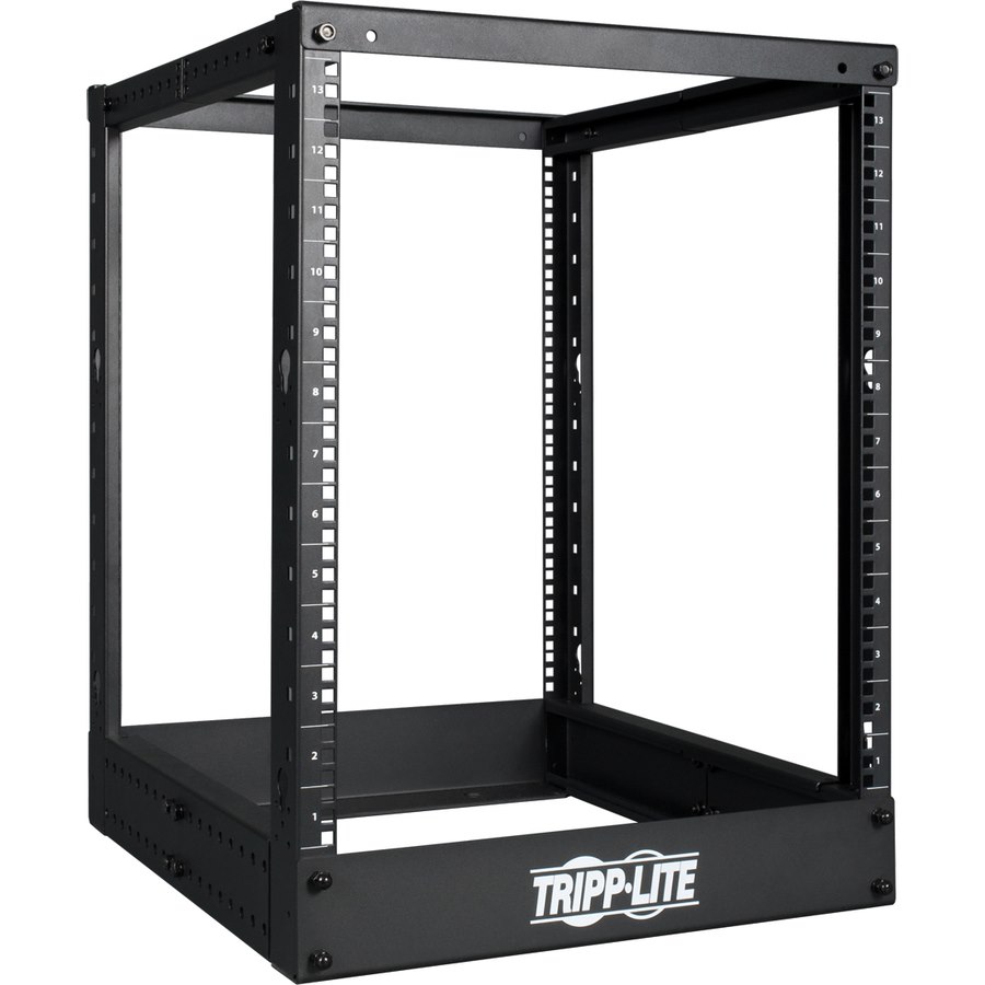 Eaton Tripp Lite Series 13U SmartRack 4-Post Open Frame Rack - Organize and Secure Network Rack Equipment