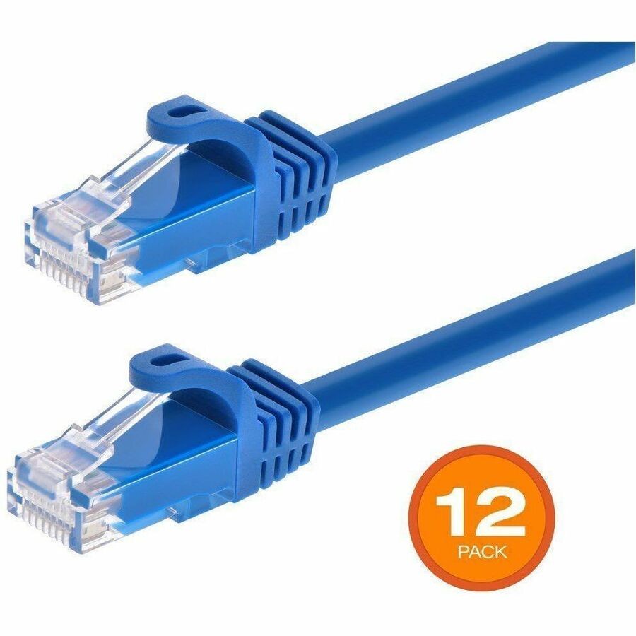 Monoprice Flexboot Cat6 Ethernet Patch Cable - Snagless RJ45_ 550MHZ_ Utp_ Pure