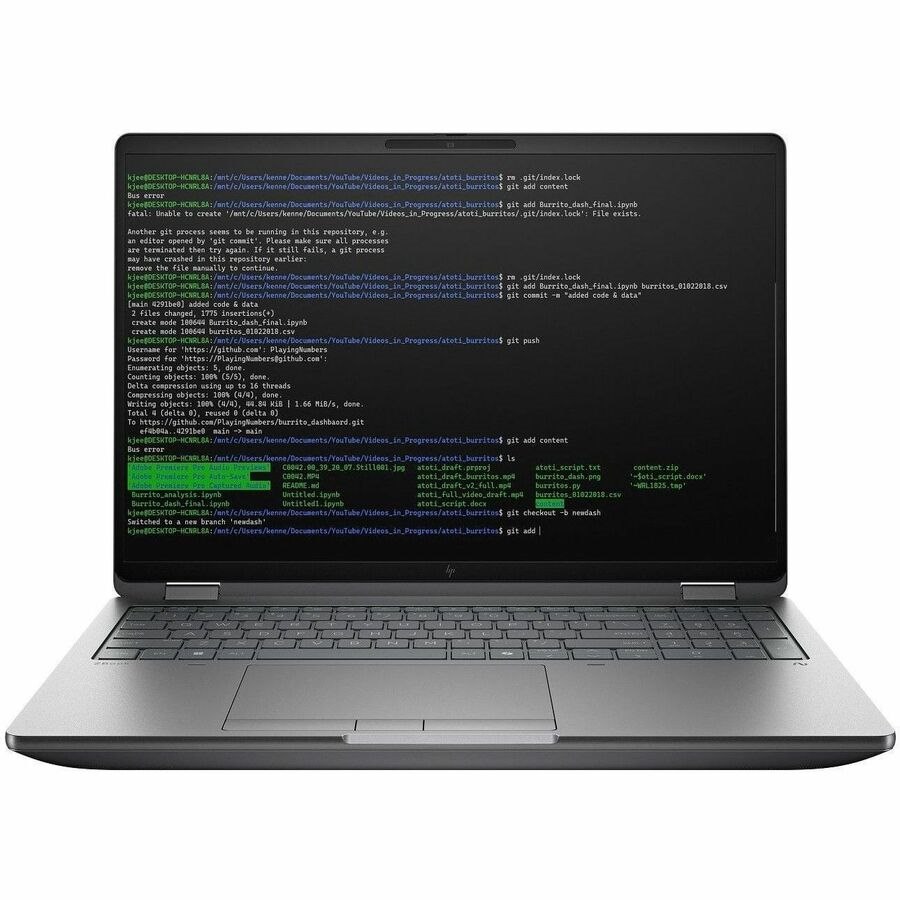 HP ZBook Fury G1i 40.6 cm (16") Touchscreen Mobile Workstation - WUXGA - Intel Core Ultra 7 255HX - 32 GB - 1 TB SSD - Meteor Silver