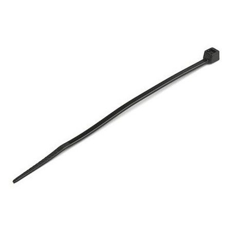 4XEM 100 Pack 8" Cable Ties - Black Medium Nylon/Plastic Zip Tie