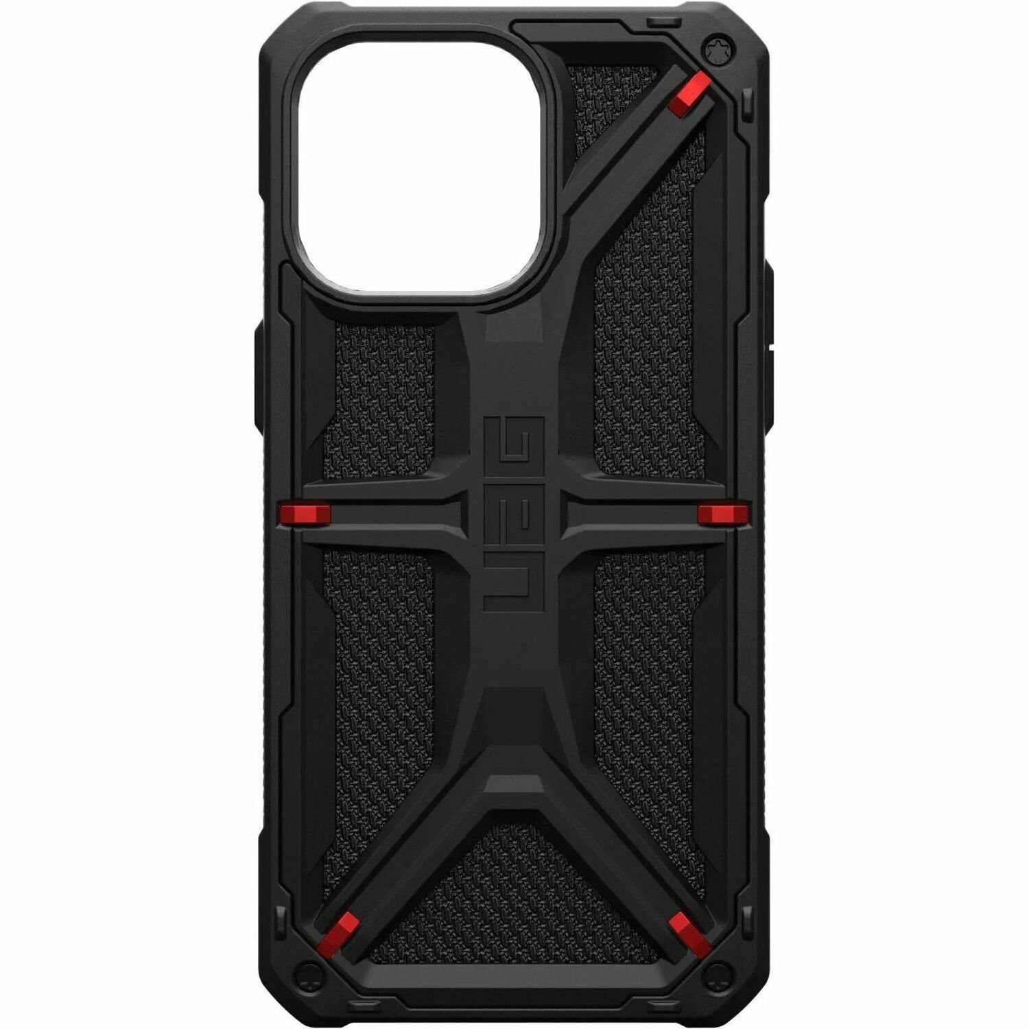 Urban Armor Gear Monarch Case for Apple iPhone 15 Pro Max Smartphone - Kevlar Black