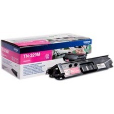 Brother TN329M Original Extra High Yield Laser Toner Cartridge - Twin-pack - Magenta - 2 / Pack