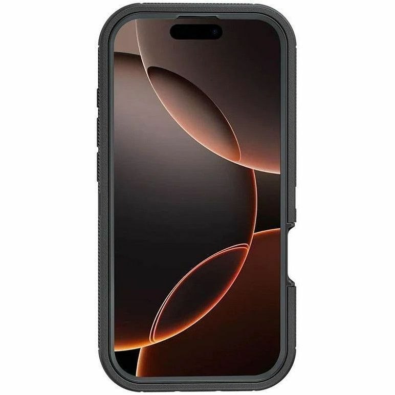 Strike Rugged Case for Apple iPhone 16 Pro Smartphone - Rubberised Textured Design - Black