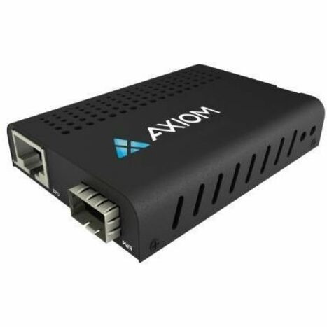 Axiom TAA Mini 1Gbs RJ45 to SFP Fiber Media Converter - Open SFP Port