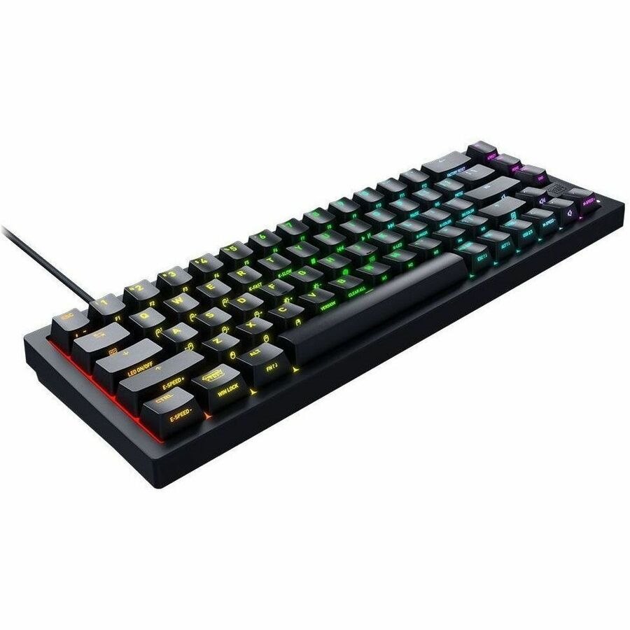 CHERRY XTRFY CX-K5V2-RGB-CPT Gaming Keyboard - Cable Connectivity - USB 3.0 Interface - RGB LED - White