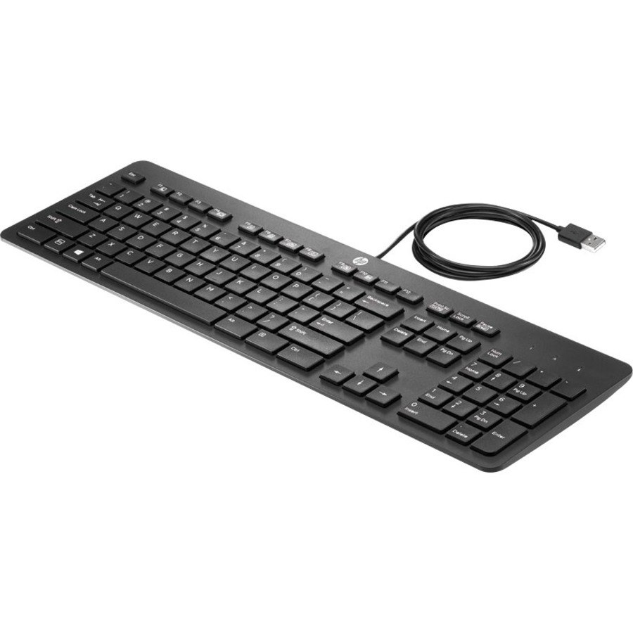 HP Slim Keyboard - Cable Connectivity - USB Interface - Czech