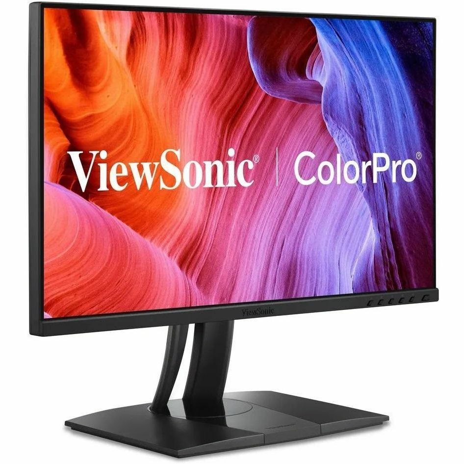 ViewSonic VP2456A 24 Inch 1080p IPS Monitor with Advanced Ergonomics, ColorPro 100% sRGB Rec 709, Pantone Validated, 14-bit 3D LUT, 120Hz, USB, HDMI, DisplayPort, 90W USB C for Home and Office