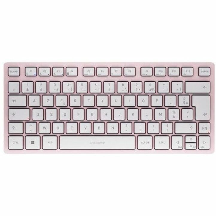 CHERRY KW 7100 Keyboard - Wireless Connectivity - French - Cherry Blossom