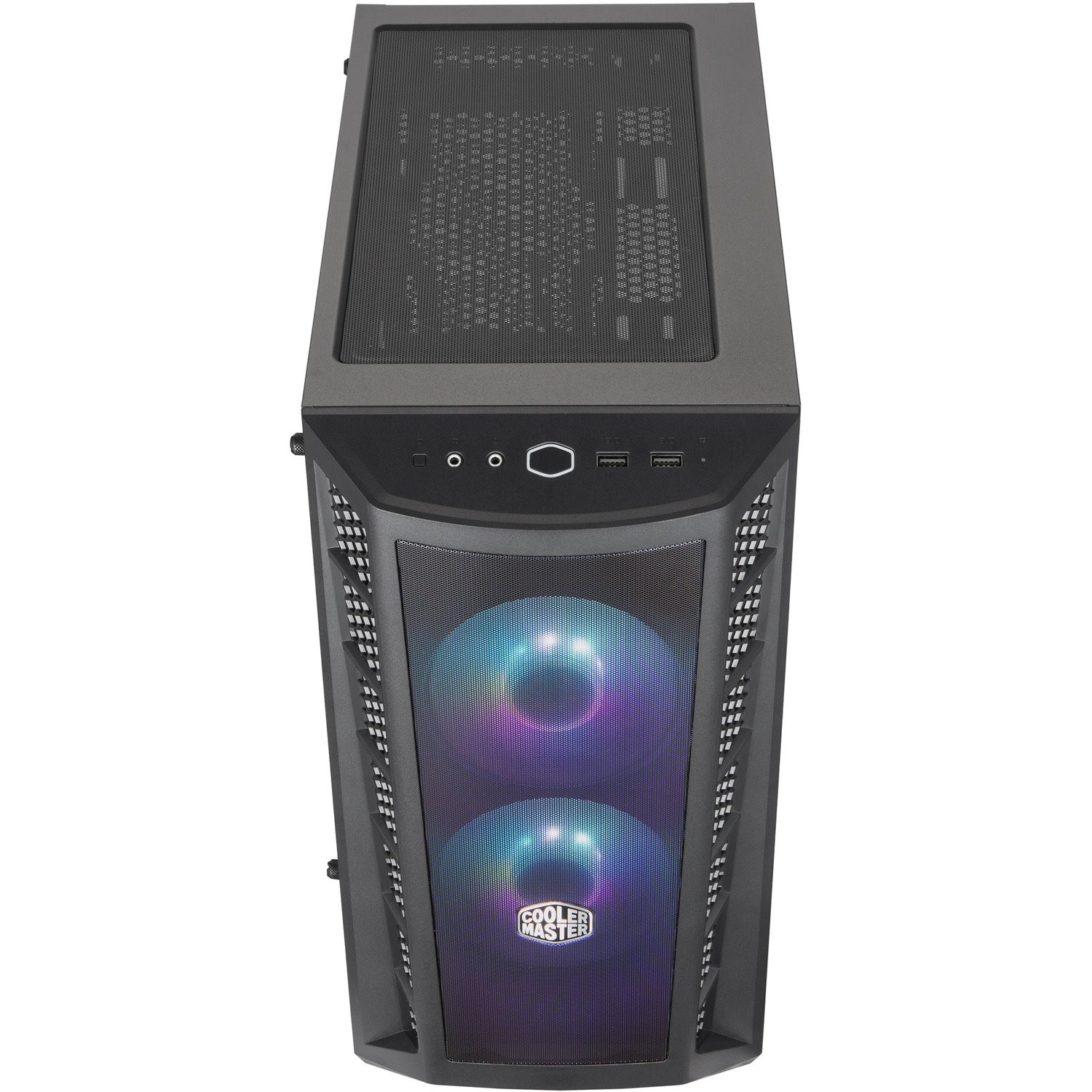 Cooler Master MasterBox MCB-B311L-KGNN-S02 Computer Case - Mini ITX, Micro ATX Motherboard Supported - Mini-tower - Steel, Mesh, Plastic, Tempered Glass - Black