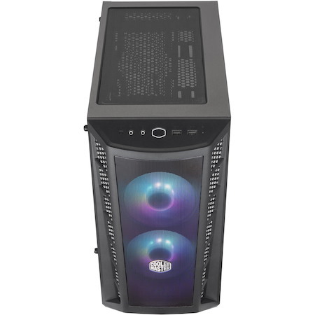 Cooler Master MasterBox MCB-B311L-KGNN-S02 Computer Case - Mini ITX, Micro ATX Motherboard Supported - Mini-tower - Steel, Mesh, Plastic, Tempered Glass - Black