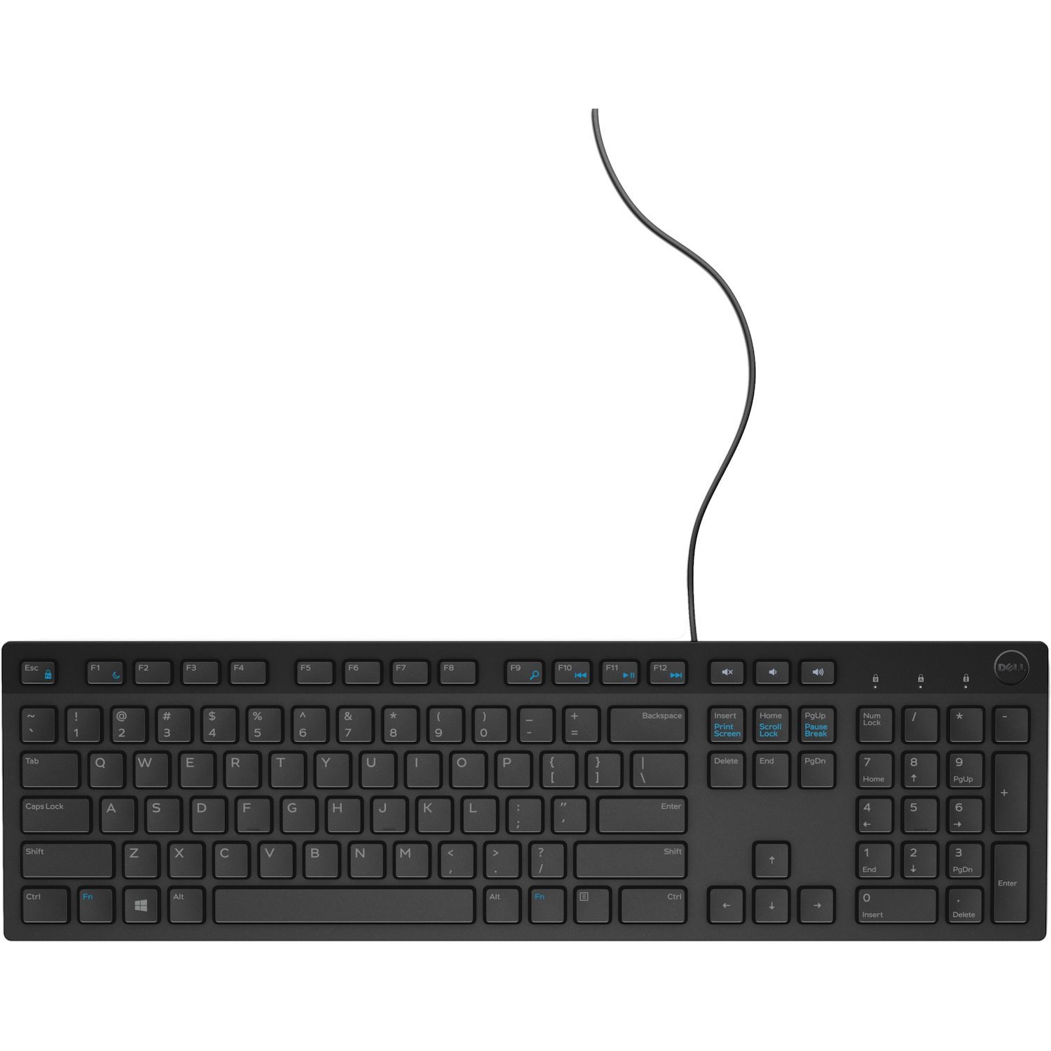 Dell KB216 Keyboard - English (UK) - QWERTY Layout - Black