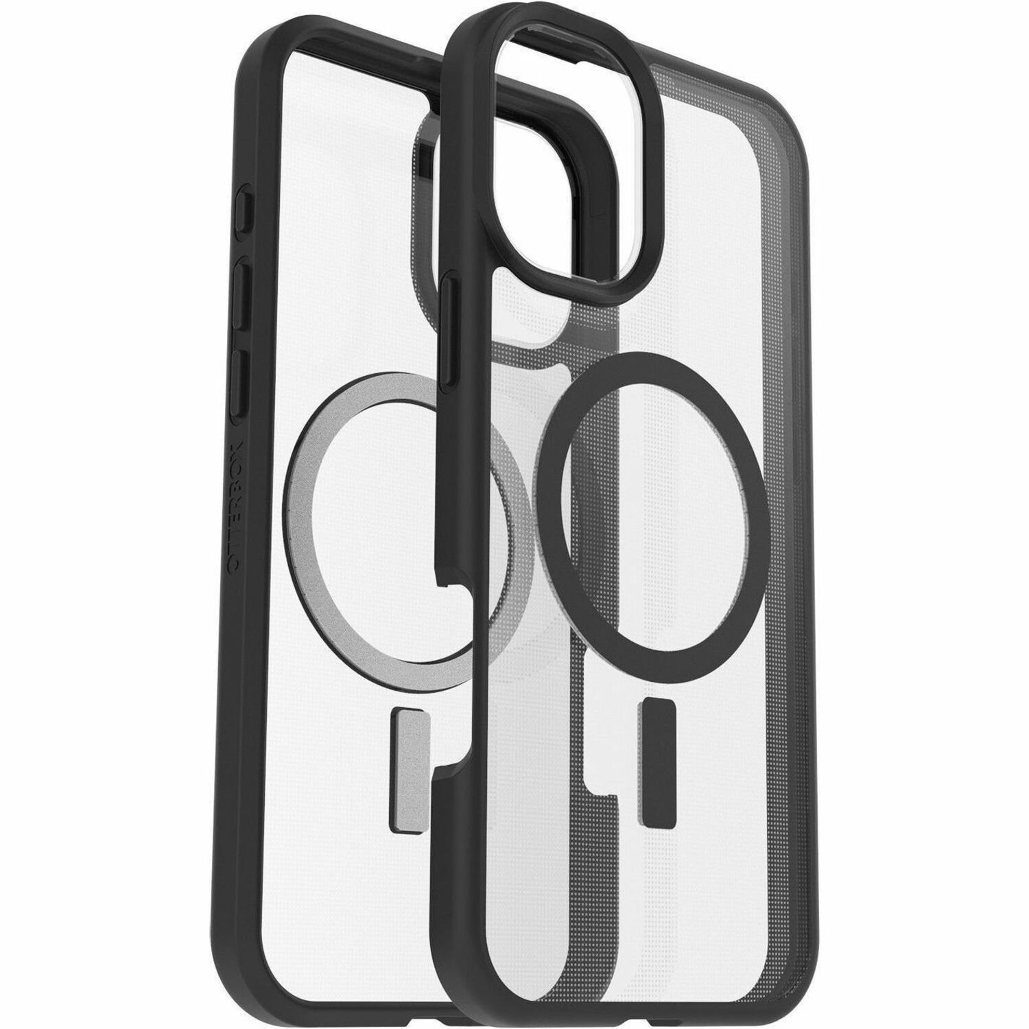 OtterBox React Case for Apple iPhone 16 Plus Smartphone - Black Crystal (Clear/Black) - Retail - 1